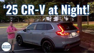 2025 Honda CR-V at Night: Buttons, Controls, Lights! Better than RAV4?