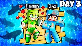 STRANDED AT SEA With CRAZY FAN GIRLS In Minecraft!