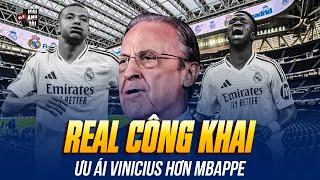 REAL CÔNG KHAI ƯU ÁI VINICIUS HƠN MBAPPE: NINJA RÙA PHẢI ĐÁ TRUNG PHONG HOẶC NGỒI DỰ BỊ!