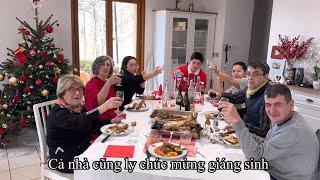 Đón Noël cùng mẹ hai và cô chồng, bất ngờ ông xã gây ta/i nạ/n tại sân, Mai le cuộc sống Ở Pháp