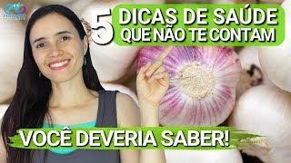 5 dicas de saúde SURPREENDENTES QUE NINGUÉM TE CONTA | Você precisa saber!