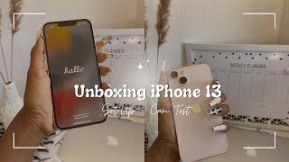 iPhone 13 pink, 256gb aesthetic unboxing + set up  #iphone #unboxing #apple #aesthetic #pink