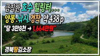 경북땅김소장[매번786번] #안동땅 #큼직한 호수 힐링터 #양봉#주말농장