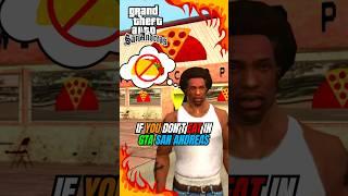 What Happens If You Don’t Eat Food in GTA San Andreas?