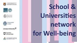 EUniWell Webinar: School & Universities network for Well-being