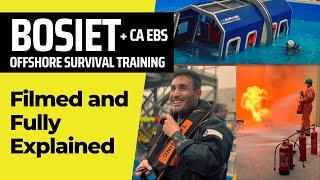 BOSIET offshore survival training course in full, all you need to know!