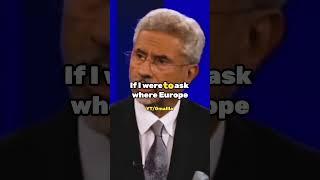 Jaishankar Exposes Europe's, Ukraine, Russia War #shorts #war #viral