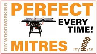 Brilliant Little Table-saw Trick for Perfect Mitres Every Time