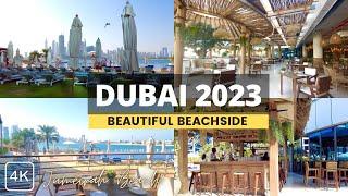 Dubai 2023  JUMEIRAH BEACH, Dukes The Palm Hotel!! ULA Beautiful Beachside  | 4K (Walking Tour)