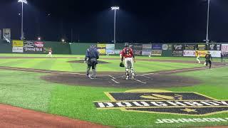 Alex with the single to right center vs Science Hill 4/12/2024