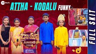 Attha - Kodalu Time Travel Full Skit | Funny Fight | Drama Junior 6 | Zee Telugu