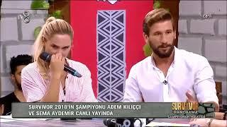 Survivor 2018 Şampiyonu Adem Kılıçı Merve Aydın" ile Komik Anısı