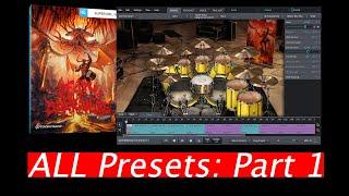 Toontrack Death & Darkness SDX: ALL Presets (Part 1, "Death" library)