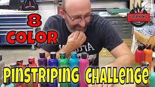 8 Color Pinstriping Challenge