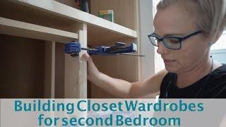 Building Wardrobe Cabinets for Bedroom 2 (Jack and Jill part 11)