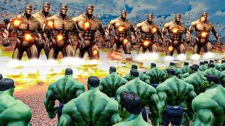 Can Super Heroes Stop 5000 Titans? - Ultimate Epic Battle Simulator 2