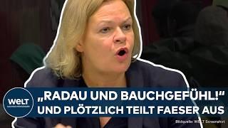 MIGRATION: Sicherheitspaket! Nancy Faesers heftiger Seitenhieb in Richtung CDU und CSU