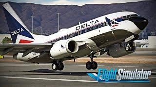 Delta Retro Ops | REAL AIRLINE PILOT | PMDG 737 | Boris Audio Works Sound Pack | Full Flight | MSFS