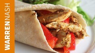 Low FODMAP Recipes - Easy Chicken Fajitas - Recipes by Warren Nash