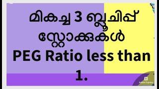 വാങ്ങാനും കൈവശം വയ്ക്കാനുമുള്ള മികച്ച 3 ബ്ലൂചിപ്പ് സ്റ്റോക്കുകൾ/PEG Ratio less than 1/MS.