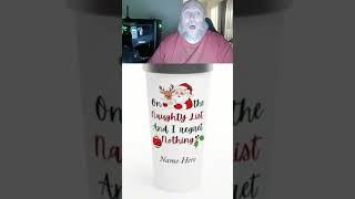 Own the Naughty List This Christmas! #NaughtyListMug #HolidayHumor #PersonalizedGifts #Christmas