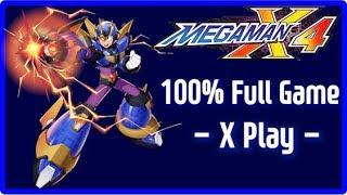 Megaman X4 - 100% Full Game (X Play) Complete Walkthrough