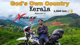 Karnataka to Kerala Bike ride| God's Own Country Kerala| Xpulse bike ride to Kerala