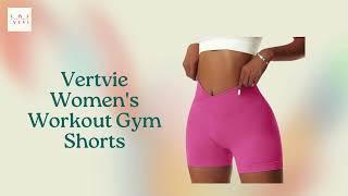 Vertvie Women's Workout Gym Shorts - Market Mingle