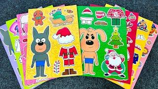 Sheriff Labrador, Christmas, Sticker Book, ASMR... ! Fun Sticker Activity