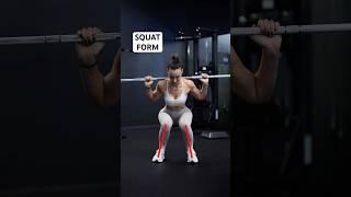 Fix your squat form! ‍️ Here are some common mistakes and how to correct them ️ #shorts