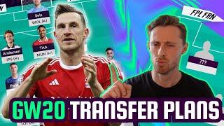 FPL GW20 TRANSFER PLANS I TIME TO BUY WOOD? ️ I Fantasy Premier League 24/25