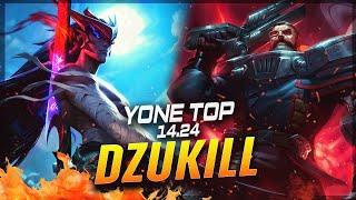 Dzukill - Yone vs Gangplank TOP Patch 14.24 - Grandmaster Yone Gameplay