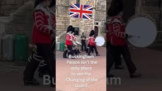 Changing of the Guard at Windsor Castle. #travel  #europe #windsor #windsorcastle #buckinghampalace