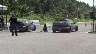 Sarawak Drag Challenge 2013 - Honda CRX vs Honda EF