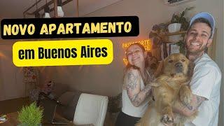 Tour pelo NOVO APARTAMENTO em Buenos Aires, Argentina.