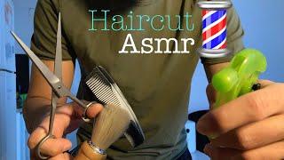 Haircut asmr 7 minute asmr haircut (NO Talking) spray,comb...