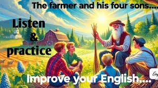 Improve your English through a motivational story...the story about A farmer and his sons.