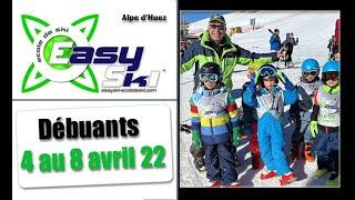 Ecole de ski Alpe d'Huez Easyski - Cours débutant du mois d'avril - 21-22