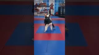 Rear throw #jujitsu #martialarts #training #bushido #tutorials #poolejujitsu #womeninmartialarts