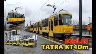 Tatra Straßenbahn Berlin - Die Tatra KT4Dm der Berliner Verkehrsbetriebe