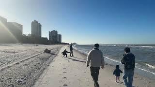 Robb’s Thursday Morning Beach Walk on Vanderbilt Beach in North Naples, Florida (12/12/24)