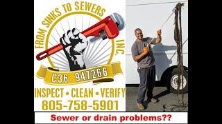 Ventura's Best Drain Cleaning & Hydrojetter Shows Homeowners How Their Sewer Pipe Should Be Cleaned