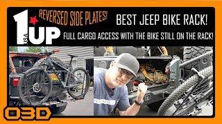 Best Jeep Bike Rack - 1UP-USA With Reversed Side Plates - FULL CARGO ACCESS