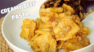 Dinner idea: Creamy Beef Pasta Recipe ready in 30 minutes