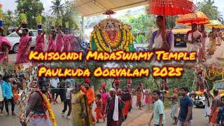 Kaisoondi Mada Swamy Temple Paulkuda Oorvalam 2025 #puthukadai #Kanyakumari #kavadi #festival #hindu