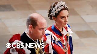 Prince Harry and Prince William's arrivals at King Charles III's coronation