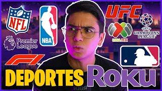  ROKU: ¿Cómo ver la NFL, NBA, CHAMPIONS y PREMIERE LEAGUE? DEPORTES EN ROKU 