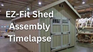 EZ-Fit Shed Assembly Timelapse