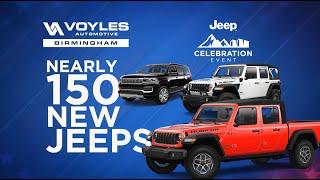 Jeep Celebration Event 2025 Featuring Jeep Wranglers at Amazing Prices!