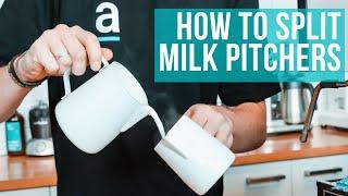 Steaming Milk & Splitting Pitchers (Barista Techniques)